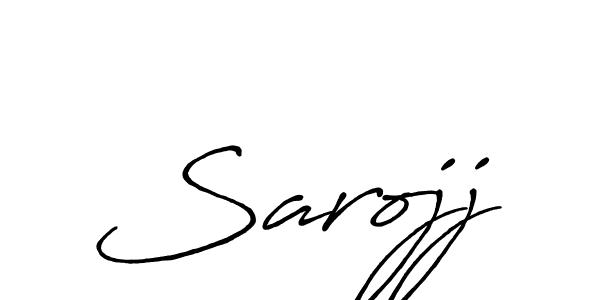 Similarly Antro_Vectra_Bolder is the best handwritten signature design. Signature creator online .You can use it as an online autograph creator for name Sarojj. Sarojj signature style 7 images and pictures png