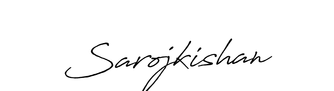 Also we have Sarojkishan name is the best signature style. Create professional handwritten signature collection using Antro_Vectra_Bolder autograph style. Sarojkishan signature style 7 images and pictures png