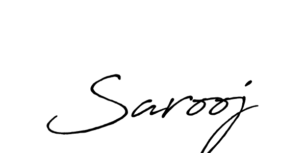 Make a beautiful signature design for name Sarooj. Use this online signature maker to create a handwritten signature for free. Sarooj signature style 7 images and pictures png