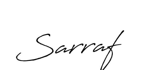 Sarraf stylish signature style. Best Handwritten Sign (Antro_Vectra_Bolder) for my name. Handwritten Signature Collection Ideas for my name Sarraf. Sarraf signature style 7 images and pictures png