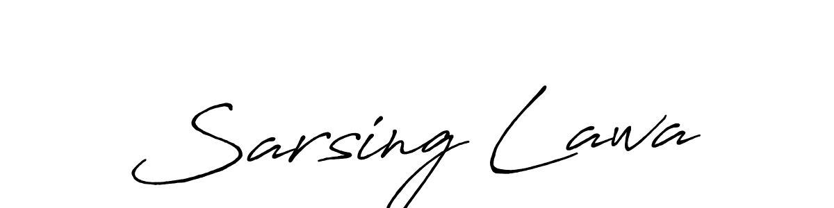 Also we have Sarsing Lawa name is the best signature style. Create professional handwritten signature collection using Antro_Vectra_Bolder autograph style. Sarsing Lawa signature style 7 images and pictures png