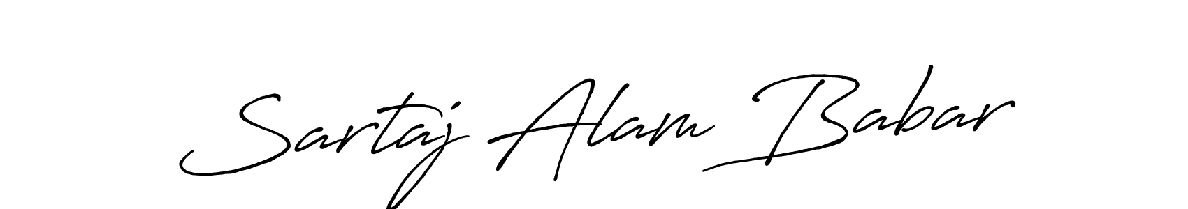 How to make Sartaj Alam Babar signature? Antro_Vectra_Bolder is a professional autograph style. Create handwritten signature for Sartaj Alam Babar name. Sartaj Alam Babar signature style 7 images and pictures png