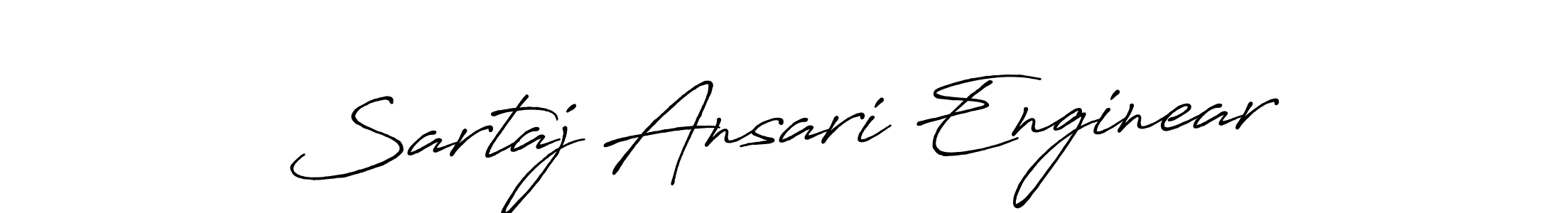 Antro_Vectra_Bolder is a professional signature style that is perfect for those who want to add a touch of class to their signature. It is also a great choice for those who want to make their signature more unique. Get Sartaj Ansari Enginear name to fancy signature for free. Sartaj Ansari Enginear signature style 7 images and pictures png