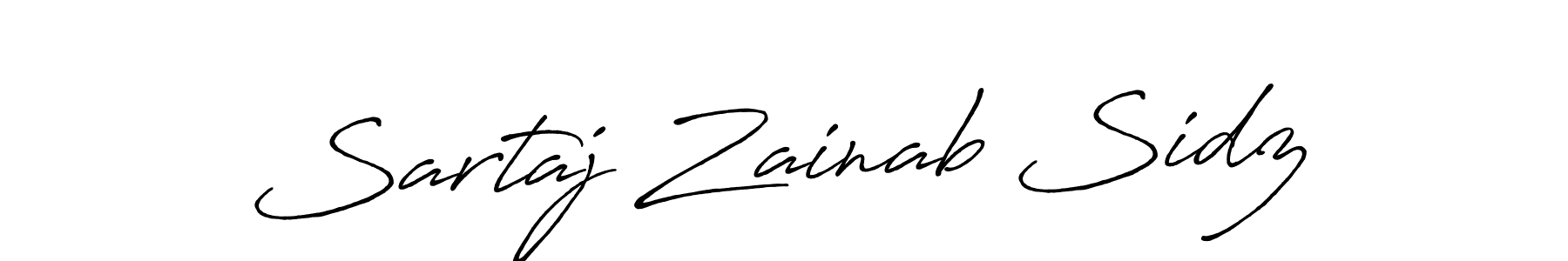 Make a beautiful signature design for name Sartaj Zainab Sidz. Use this online signature maker to create a handwritten signature for free. Sartaj Zainab Sidz signature style 7 images and pictures png