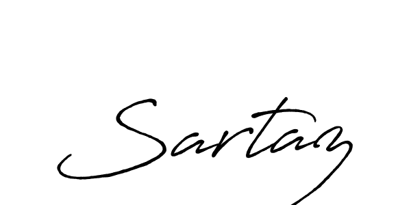 Create a beautiful signature design for name Sartaz. With this signature (Antro_Vectra_Bolder) fonts, you can make a handwritten signature for free. Sartaz signature style 7 images and pictures png