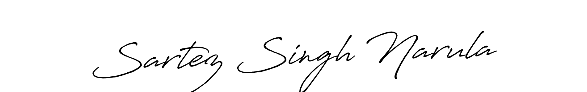 Once you've used our free online signature maker to create your best signature Antro_Vectra_Bolder style, it's time to enjoy all of the benefits that Sartez Singh Narula name signing documents. Sartez Singh Narula signature style 7 images and pictures png