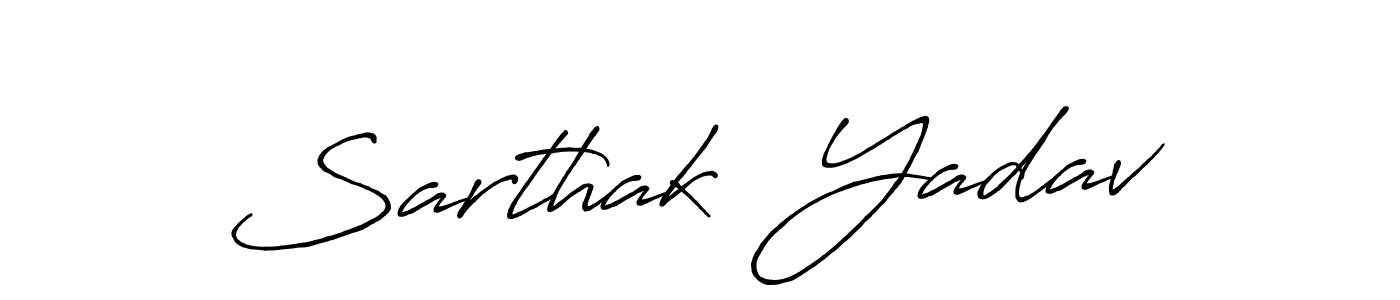 This is the best signature style for the Sarthak  Yadav name. Also you like these signature font (Antro_Vectra_Bolder). Mix name signature. Sarthak  Yadav signature style 7 images and pictures png