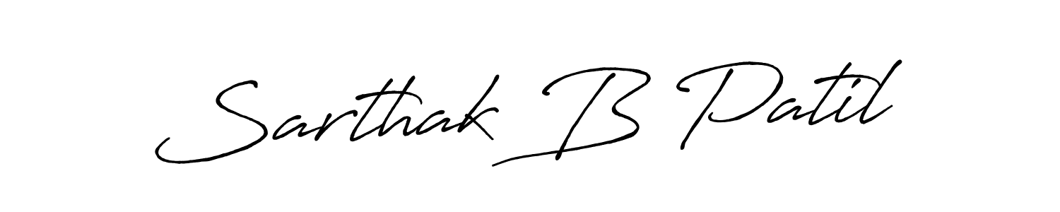 Similarly Antro_Vectra_Bolder is the best handwritten signature design. Signature creator online .You can use it as an online autograph creator for name Sarthak B Patil. Sarthak B Patil signature style 7 images and pictures png