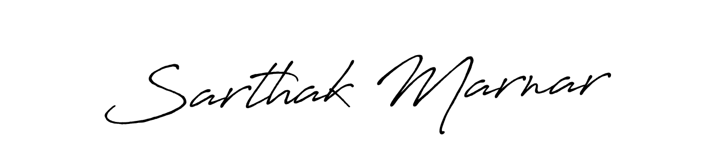 Design your own signature with our free online signature maker. With this signature software, you can create a handwritten (Antro_Vectra_Bolder) signature for name Sarthak Marnar. Sarthak Marnar signature style 7 images and pictures png