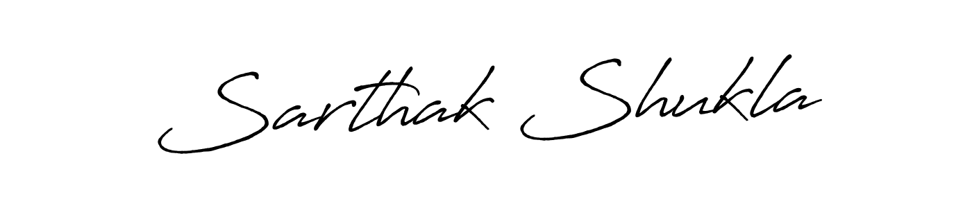 Also we have Sarthak Shukla name is the best signature style. Create professional handwritten signature collection using Antro_Vectra_Bolder autograph style. Sarthak Shukla signature style 7 images and pictures png