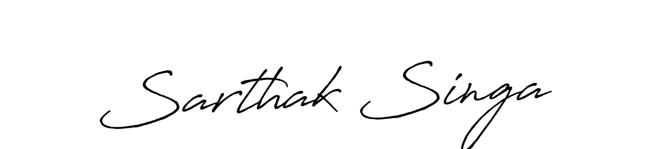 if you are searching for the best signature style for your name Sarthak Singa. so please give up your signature search. here we have designed multiple signature styles  using Antro_Vectra_Bolder. Sarthak Singa signature style 7 images and pictures png