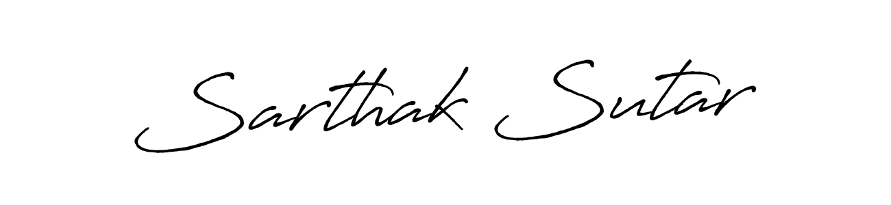 The best way (Antro_Vectra_Bolder) to make a short signature is to pick only two or three words in your name. The name Sarthak Sutar include a total of six letters. For converting this name. Sarthak Sutar signature style 7 images and pictures png