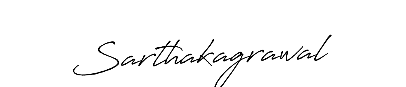 Make a beautiful signature design for name Sarthakagrawal. Use this online signature maker to create a handwritten signature for free. Sarthakagrawal signature style 7 images and pictures png
