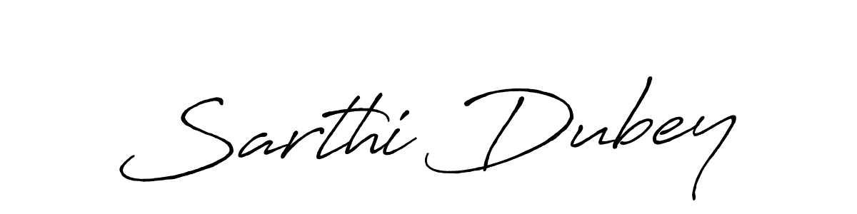 Use a signature maker to create a handwritten signature online. With this signature software, you can design (Antro_Vectra_Bolder) your own signature for name Sarthi Dubey. Sarthi Dubey signature style 7 images and pictures png