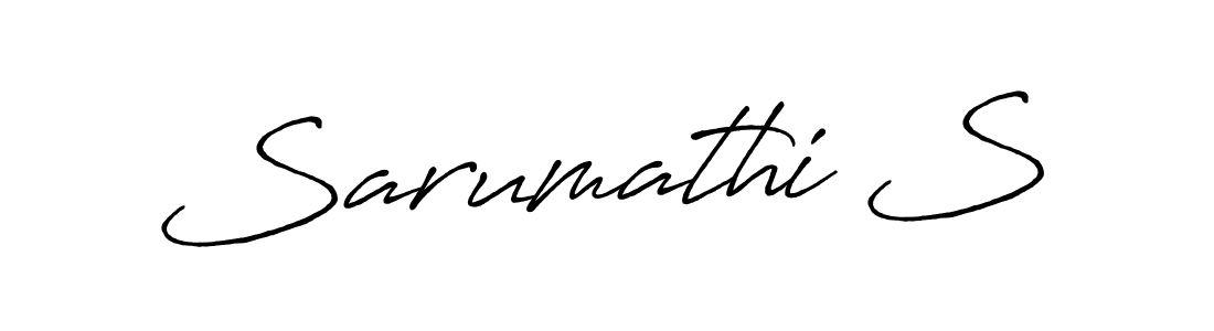 Here are the top 10 professional signature styles for the name Sarumathi S. These are the best autograph styles you can use for your name. Sarumathi S signature style 7 images and pictures png