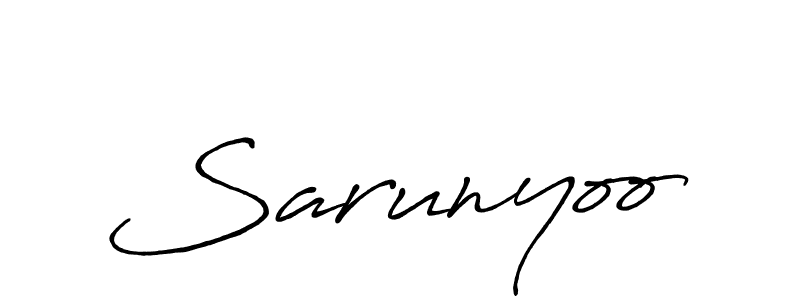 How to Draw Sarunyoo signature style? Antro_Vectra_Bolder is a latest design signature styles for name Sarunyoo. Sarunyoo signature style 7 images and pictures png