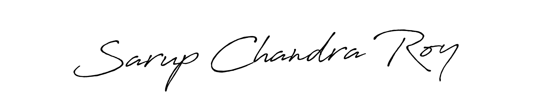 Sarup Chandra Roy stylish signature style. Best Handwritten Sign (Antro_Vectra_Bolder) for my name. Handwritten Signature Collection Ideas for my name Sarup Chandra Roy. Sarup Chandra Roy signature style 7 images and pictures png