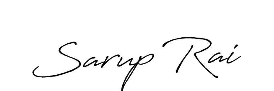 Make a beautiful signature design for name Sarup Rai. Use this online signature maker to create a handwritten signature for free. Sarup Rai signature style 7 images and pictures png