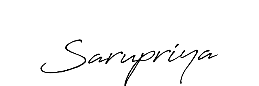 Also You can easily find your signature by using the search form. We will create Sarupriya name handwritten signature images for you free of cost using Antro_Vectra_Bolder sign style. Sarupriya signature style 7 images and pictures png