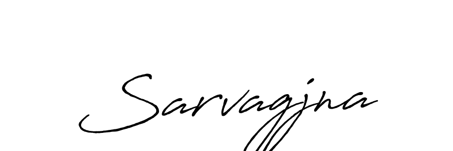 Use a signature maker to create a handwritten signature online. With this signature software, you can design (Antro_Vectra_Bolder) your own signature for name Sarvagjna. Sarvagjna signature style 7 images and pictures png