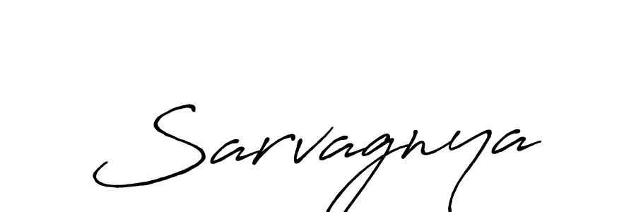 Design your own signature with our free online signature maker. With this signature software, you can create a handwritten (Antro_Vectra_Bolder) signature for name Sarvagnya. Sarvagnya signature style 7 images and pictures png