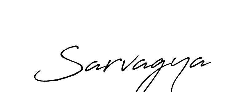 How to make Sarvagya name signature. Use Antro_Vectra_Bolder style for creating short signs online. This is the latest handwritten sign. Sarvagya signature style 7 images and pictures png