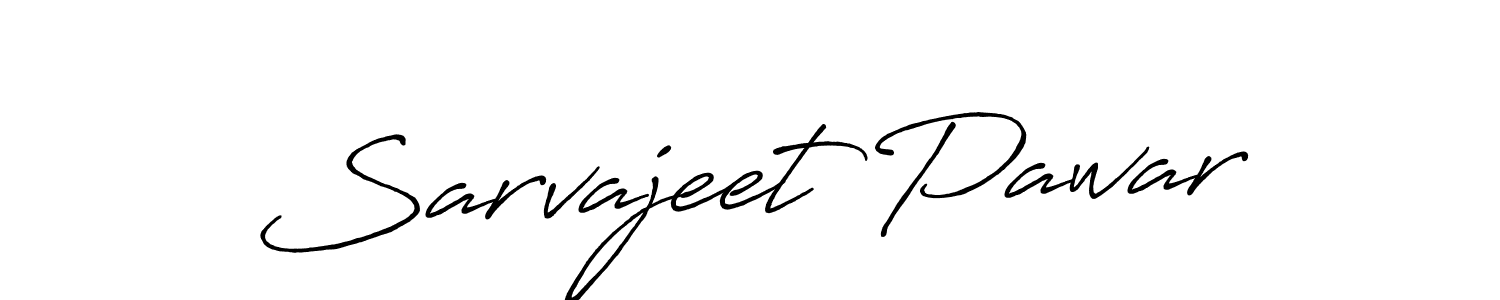 Also we have Sarvajeet Pawar name is the best signature style. Create professional handwritten signature collection using Antro_Vectra_Bolder autograph style. Sarvajeet Pawar signature style 7 images and pictures png