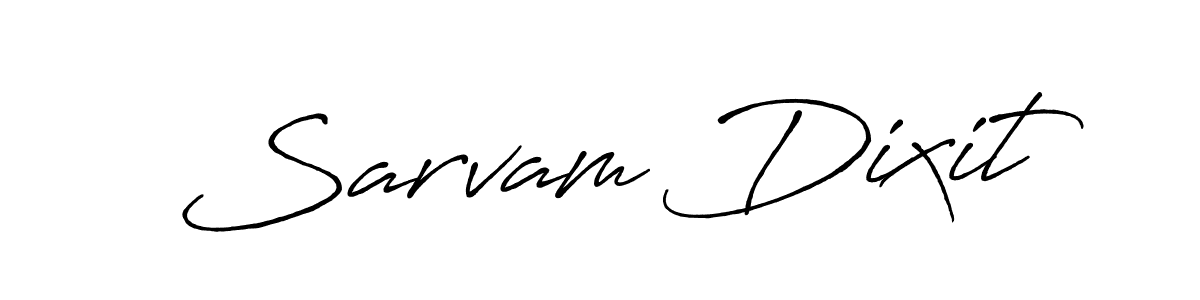 Antro_Vectra_Bolder is a professional signature style that is perfect for those who want to add a touch of class to their signature. It is also a great choice for those who want to make their signature more unique. Get Sarvam Dixit name to fancy signature for free. Sarvam Dixit signature style 7 images and pictures png