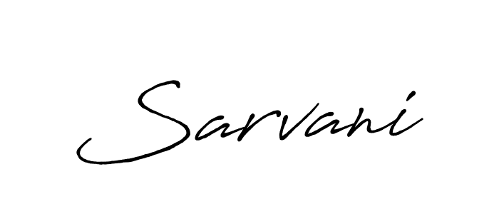 How to make Sarvani signature? Antro_Vectra_Bolder is a professional autograph style. Create handwritten signature for Sarvani name. Sarvani signature style 7 images and pictures png