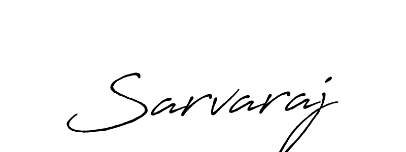 How to make Sarvaraj signature? Antro_Vectra_Bolder is a professional autograph style. Create handwritten signature for Sarvaraj name. Sarvaraj signature style 7 images and pictures png