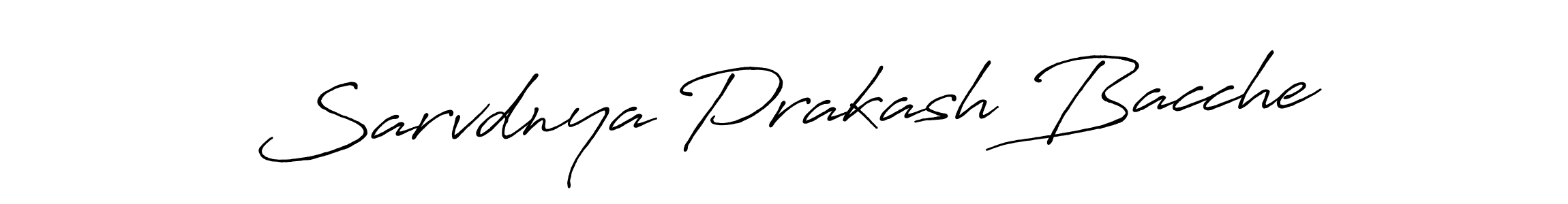 Sarvdnya Prakash Bacche stylish signature style. Best Handwritten Sign (Antro_Vectra_Bolder) for my name. Handwritten Signature Collection Ideas for my name Sarvdnya Prakash Bacche. Sarvdnya Prakash Bacche signature style 7 images and pictures png