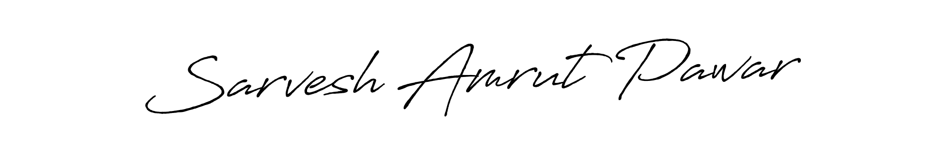 Use a signature maker to create a handwritten signature online. With this signature software, you can design (Antro_Vectra_Bolder) your own signature for name Sarvesh Amrut Pawar. Sarvesh Amrut Pawar signature style 7 images and pictures png