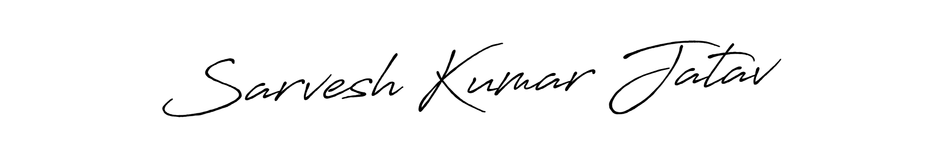 Use a signature maker to create a handwritten signature online. With this signature software, you can design (Antro_Vectra_Bolder) your own signature for name Sarvesh Kumar Jatav. Sarvesh Kumar Jatav signature style 7 images and pictures png