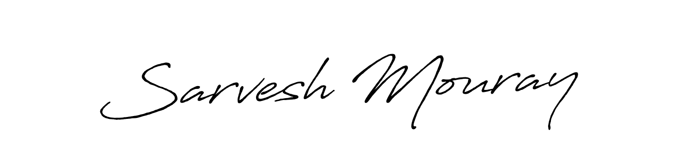 Similarly Antro_Vectra_Bolder is the best handwritten signature design. Signature creator online .You can use it as an online autograph creator for name Sarvesh Mouray. Sarvesh Mouray signature style 7 images and pictures png