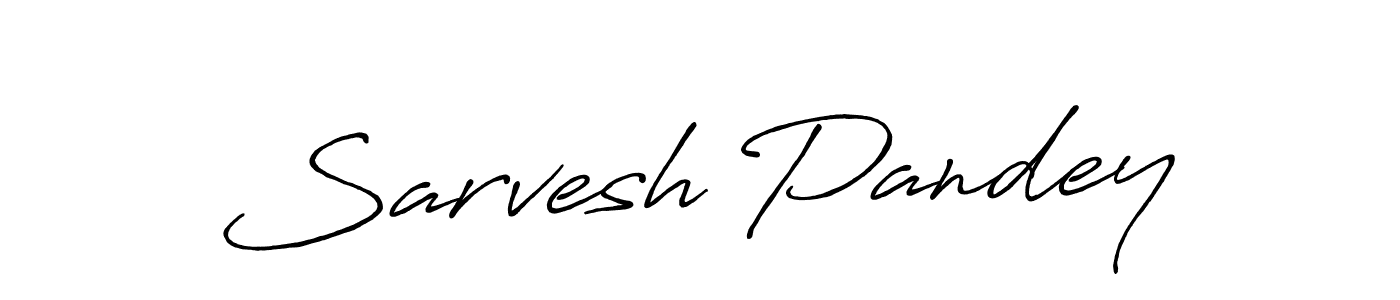 Make a beautiful signature design for name Sarvesh Pandey. Use this online signature maker to create a handwritten signature for free. Sarvesh Pandey signature style 7 images and pictures png