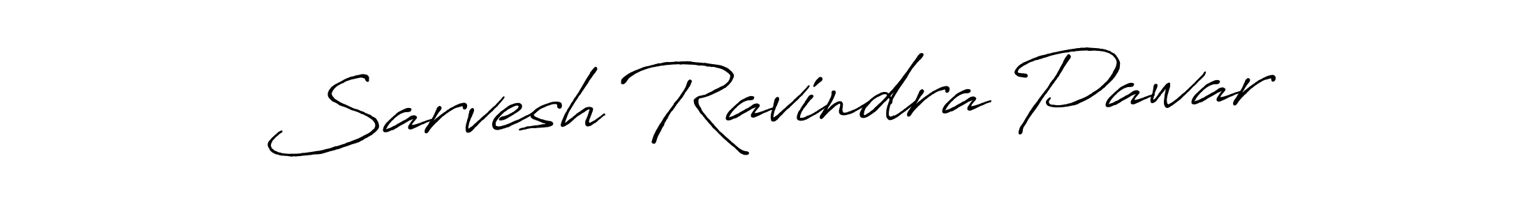 Make a beautiful signature design for name Sarvesh Ravindra Pawar. With this signature (Antro_Vectra_Bolder) style, you can create a handwritten signature for free. Sarvesh Ravindra Pawar signature style 7 images and pictures png