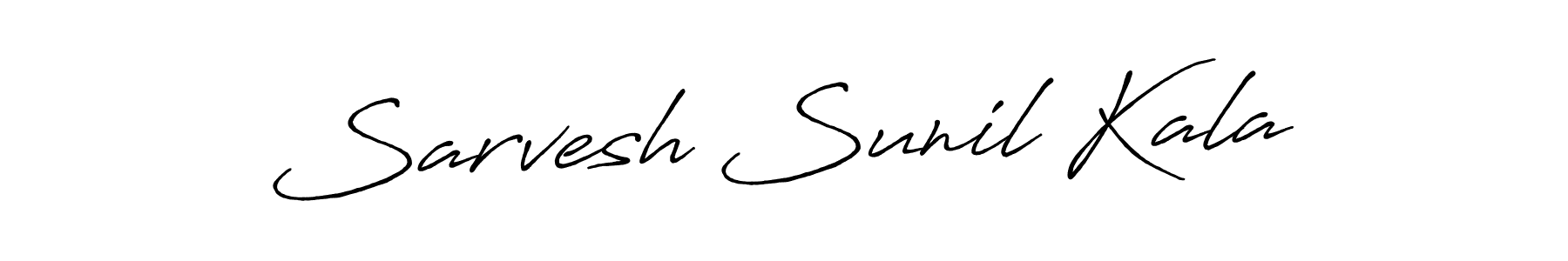 How to Draw Sarvesh Sunil Kala signature style? Antro_Vectra_Bolder is a latest design signature styles for name Sarvesh Sunil Kala. Sarvesh Sunil Kala signature style 7 images and pictures png