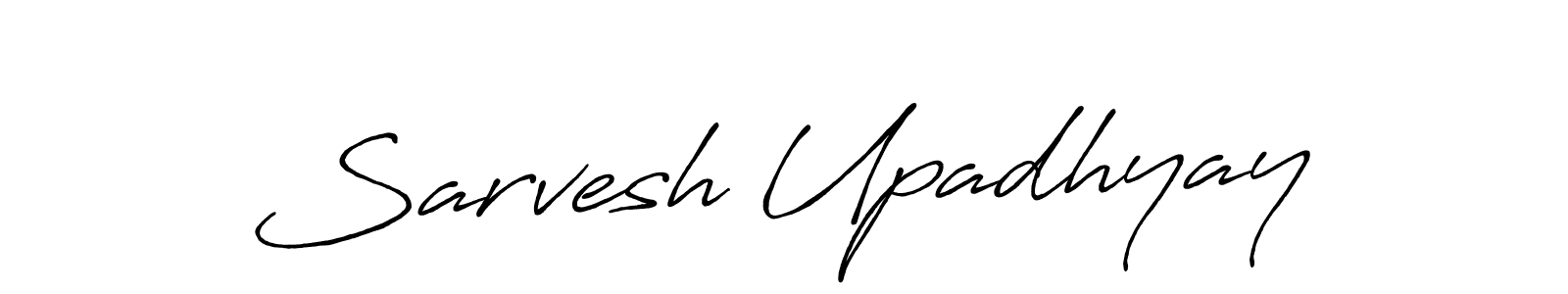 Design your own signature with our free online signature maker. With this signature software, you can create a handwritten (Antro_Vectra_Bolder) signature for name Sarvesh Upadhyay. Sarvesh Upadhyay signature style 7 images and pictures png