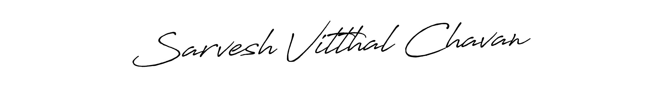Also we have Sarvesh Vitthal Chavan name is the best signature style. Create professional handwritten signature collection using Antro_Vectra_Bolder autograph style. Sarvesh Vitthal Chavan signature style 7 images and pictures png