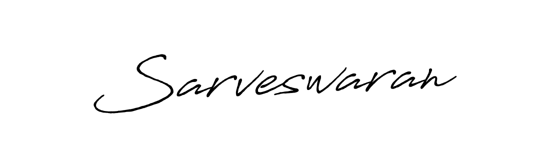 Make a beautiful signature design for name Sarveswaran. With this signature (Antro_Vectra_Bolder) style, you can create a handwritten signature for free. Sarveswaran signature style 7 images and pictures png