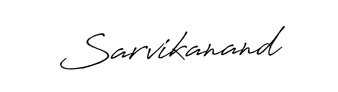Also You can easily find your signature by using the search form. We will create Sarvikanand name handwritten signature images for you free of cost using Antro_Vectra_Bolder sign style. Sarvikanand signature style 7 images and pictures png