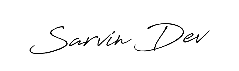 Once you've used our free online signature maker to create your best signature Antro_Vectra_Bolder style, it's time to enjoy all of the benefits that Sarvin Dev name signing documents. Sarvin Dev signature style 7 images and pictures png