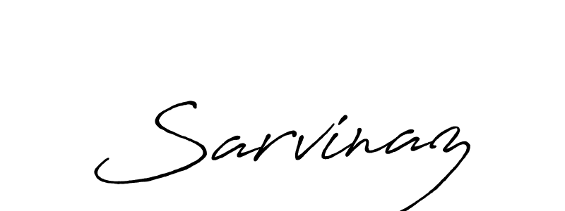 Also we have Sarvinaz name is the best signature style. Create professional handwritten signature collection using Antro_Vectra_Bolder autograph style. Sarvinaz signature style 7 images and pictures png