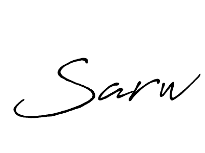 Design your own signature with our free online signature maker. With this signature software, you can create a handwritten (Antro_Vectra_Bolder) signature for name Sarw. Sarw signature style 7 images and pictures png