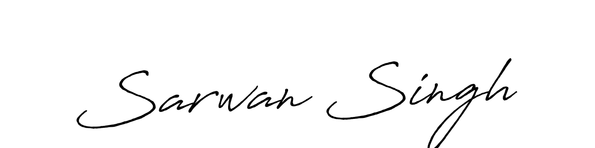 Also we have Sarwan Singh name is the best signature style. Create professional handwritten signature collection using Antro_Vectra_Bolder autograph style. Sarwan Singh signature style 7 images and pictures png