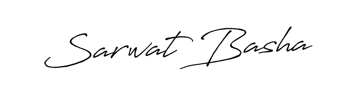 Create a beautiful signature design for name Sarwat Basha. With this signature (Antro_Vectra_Bolder) fonts, you can make a handwritten signature for free. Sarwat Basha signature style 7 images and pictures png