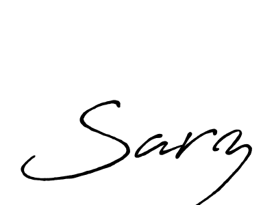 The best way (Antro_Vectra_Bolder) to make a short signature is to pick only two or three words in your name. The name Sarz include a total of six letters. For converting this name. Sarz signature style 7 images and pictures png