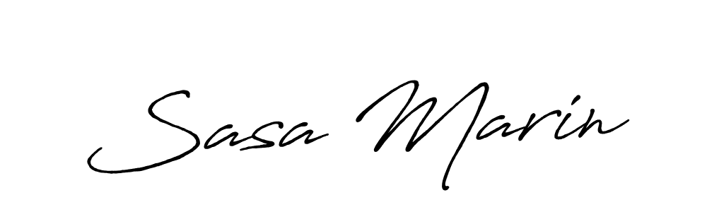 You should practise on your own different ways (Antro_Vectra_Bolder) to write your name (Sasa Marin) in signature. don't let someone else do it for you. Sasa Marin signature style 7 images and pictures png