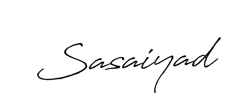 Create a beautiful signature design for name Sasaiyad. With this signature (Antro_Vectra_Bolder) fonts, you can make a handwritten signature for free. Sasaiyad signature style 7 images and pictures png