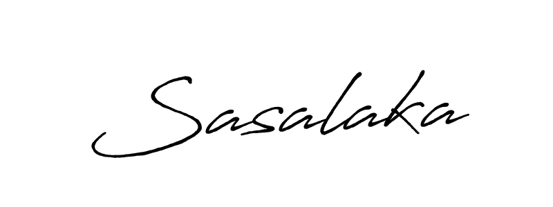 Also we have Sasalaka name is the best signature style. Create professional handwritten signature collection using Antro_Vectra_Bolder autograph style. Sasalaka signature style 7 images and pictures png